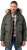 JP1880 Quilted Parka Lightweight and Warm with Faux Fur Hood Dark Green - Jakker - Store jakker - 2XL-12XL