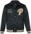 JP1880 Blouson Velour with Chest Embroidery Dark Green - Jakker - Store jakker - 2XL-12XL