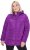 Ulla Popken Quilted Water Repellent Jacket Dark Purple - Jakker - 