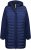 Ulla Popken HYPRAR Mixed Texture Water-Repellent Jacket Night Blue - Jakker - 