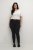 Kaffe Curve Laurina Jeans Vasket Svart Denim - Jeans & Bukser i Store Størrelser – Plus Size - 