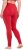 Ulla Popken Basic Stretch Knit Ankle Length Leggings Salsa Red - Jeans & Bukser i Store Størrelser – Plus Size - Jeans og bukser, EU 42-70