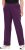 Ulla Popken Pull On Knit Straight Leg Pocket Pants Dark Blackberry - Jeans & Bukser i Store Størrelser – Plus Size - 