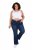 Ulla Popken Marie Fit Bootcut Stretch Jeans Blue Denim - Ulla Popken - Ulla Popken Plus-Size Klær