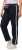 Ulla Popken Side Stripe Adjustable Drawstring Waist Joggers Navy - Jeans & Bukser i Store Størrelser – Plus Size - 