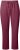 Ulla Popken Basic Drawstring Elastic Waist Cotton Blend Joggers Dark Berry - Jeans & Bukser i Store Størrelser – Plus Size - 
