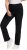 Ulla Popken Basic Mony Tapered Leg Stretch Pants Black - Jeans & Bukser i Store Størrelser – Plus Size - Jeans og bukser, EU 42-70