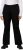 Ulla Popken Water Repellent Softshell Pants Black - Jeans & Bukser i Store Størrelser – Plus Size - Jeans og bukser, EU 42-70