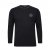 North Latitude Py Jersey O-Neck Long Sleeve Black - Langermede T-skjorter i store størrelser - Langermede T-skjorter i store størrelser