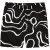 JP1880 Bermuda Shorts Soft Viscose All-over Print Black - Shorts - Store shorts - W40-W60