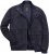 JP1880 Soft Goatskin Suede Leather Jacket Navy - Skinnjakker - Skinnjakker i store størrelser