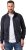JP1880 Soft Goatskin Suede Leather Jacket Navy - Skinnjakker - Skinnjakker i store størrelser