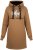 Nora Mikken KADRI WHITE Long Hoodie Camel - Gensere og hettegensere - 