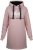 Nora Mikken KADRI WHITE Long Hoodie Pink - DAMEKLÆR XS-XXL - 