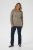 Kaffe Curve Linia Boatneck Pullover Morel Melange with Silver Lurex - Strikkegensere - 
