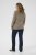 Kaffe Curve Linia Boatneck Pullover Morel Melange with Silver Lurex - Strikkegensere - 