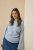 Kaffe Curve Jina Knit Pullover Powder Blue Melange - Strikkegensere - 