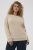 Kaffe Curve Jina Knit Pullover Feather Grey Melange - Strikkegensere - 