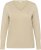 Kaffe Curve Lizzy Long Sleeve Pullover Feather Grey Melange - Strikkegensere - 