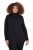 Ulla Popken Basic Long Sleeve Slim Fit Turtleneck Black - Hettegensere og collegegensere - Myke gensere, hettegensere og strikk