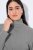 Ulla Popken Basic Long Sleeve Slim Fit Turtleneck Light Grey Melange - Hettegensere og collegegensere - Myke gensere, hettegensere og strikk
