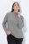 Ulla Popken Basic Long Sleeve Slim Fit Turtleneck Light Grey Melange - Hettegensere og collegegensere - Myke gensere, hettegensere og strikk