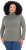 Ulla Popken Basic Long Sleeve Slim Fit Turtleneck Grey - Hettegensere og collegegensere - 