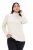 Ulla Popken Basic Long Sleeve Slim Fit Turtleneck Natural - Hettegensere og collegegensere - Myke gensere, hettegensere og strikk