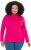 Ulla Popken Basic Long Sleeve Slim Fit Turtleneck Red Pink - Hettegensere og collegegensere - 