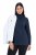 Ulla Popken Basic Long Sleeve Slim Fit Turtleneck Navy Blue - Hettegensere og collegegensere - Myke gensere, hettegensere og strikk