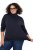Ulla Popken Basic Long Sleeve Slim Fit Turtleneck Navy Blue - Hettegensere og collegegensere - Myke gensere, hettegensere og strikk