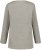 Ulla Popken Back To Basics V-Neck Relaxed Fit Cotton Tee Light Grey Melange - T-skjorter - 