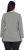 Ulla Popken Back To Basics V-Neck Relaxed Fit Cotton Tee Light Grey Melange - T-skjorter - 