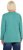 Ulla Popken Back To Basics V-Neck Relaxed Fit Cotton Tee Green - T-skjorter - 