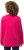 Ulla Popken Back To Basics V-Neck Relaxed Fit Cotton Tee Magenta Pink - T-skjorter - 