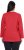 Ulla Popken Back To Basics V-Neck Relaxed Fit Cotton Tee Salsa Red - T-skjorter - 
