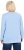 Ulla Popken Back To Basics V-Neck Relaxed Fit Cotton Tee Light Blue - T-skjorter - 