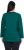 Ulla Popken Back To Basics V-Neck Relaxed Fit Cotton Tee Teal Green - T-skjorter - 