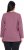 Ulla Popken Back To Basics V-Neck Relaxed Fit Cotton Tee Dark Rose - T-skjorter - 