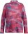 Ulla Popken Graphic Print Recycled Polyester Quick Dry Stretch Top Salsa Red - Trykket T-skjorter for dame - 
