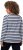 Ulla Popken Striped A-Line Long Sleeve Tee Navy Blue - Trykket T-skjorter for dame - 