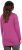 Ulla Popken Tie Hem Long Sleeve Graphic Tee Berry - Trykket T-skjorter for dame - 