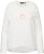 Ulla Popken Star Long Sleeve Graphic Tee Off-White - Trykket T-skjorter for dame - 