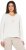 Ulla Popken Star Long Sleeve Graphic Tee Off-White - Trykket T-skjorter for dame - 