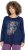 Ulla Popken Inverted Seam Long Sleeve Graphic Tee Ink Blue - T-skjorter - 