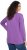Ulla Popken Dream Rhinestone Lettering Long Sleeve Tee Light Plum - Trykket T-skjorter for dame - 