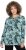 Ulla Popken Abstract Print Long Sleeve Tee Teal Green - Trykket T-skjorter for dame - 