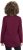 Ulla Popken Your Story Sequined Long Sleeve Tunic Tee Dark Ruby - Trykket T-skjorter for dame - 