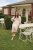 Kaffe Curve Rosa Midi Dress White Rose Border Flower - Kjoler - 