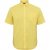 North Latitude Shirt Linen Cotton Short Sleeve Yellow - Skjorter - Store skjorter - 2XL-8XL